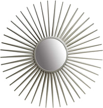 Load image into Gallery viewer, 36&quot; Silver Sunray Wall Accent Mirror