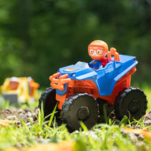 Load image into Gallery viewer, Blippi Mini Vehicle with Freewheeling Features Including 2” Classic Character Toy Figure - Imaginative Play for Toddlers, Young Children, Preschoolers