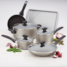 Load image into Gallery viewer, Farberware Dishwasher Safe Nonstick 15-Piece Cookware Set