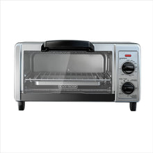 Load image into Gallery viewer, BLACK+DECKER 4-Slice Toaster Oven with Easy Controls, Stainless Steel, TO1705SB,Medium