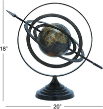 Load image into Gallery viewer, Deco 79 Aluminum Globe, 20-Inch by 18-Inch