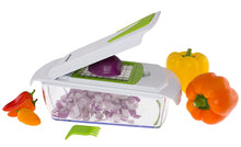 Load image into Gallery viewer, Freshware KT-405 4-in-1 Onion Chopper, Vegetable Slicer, Fruit and Cheese Cutter Container with Storage Lid