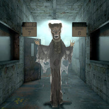 Load image into Gallery viewer, Haunted Hill Farm HHWOLF-2FLSA Life-Size Animatronic Werewolf, Indoor/Outdoor Halloween Decoration, Multi