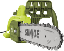 Load image into Gallery viewer, Sun Joe SWJ599E 14-inch 9-Amp Tree Limb Master Electric Handheld Chainsaw with Low-Kickback