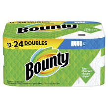 Load image into Gallery viewer, Bounty Select-A-Size Paper Towels, White, 12 Double Rolls = 24 Regular Rolls