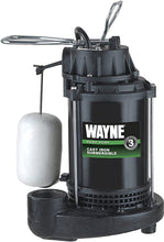 Load image into Gallery viewer, Wayne CDU 800 1/2 HP Cast Iron Submersible Sump Pump with Automatic Switch,