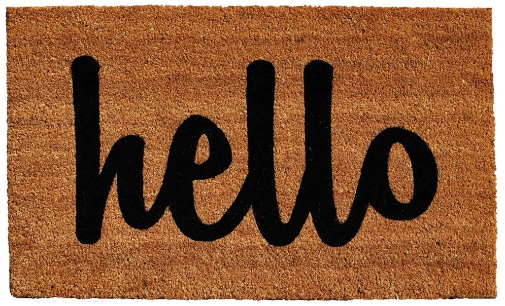 Calloway Mills 100341729NBS Hello Doormat, 17