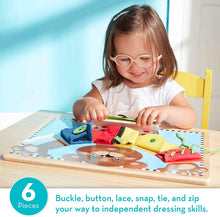 Load image into Gallery viewer, Melissa &amp; Doug Basic Skills Board (Developmental Toys, 6 Removable Pieces &amp; Puzzle Board, Practice Fine Motor Skills, Great Gift for Girls and Boys - Best for 3, 4, and 5 Year Olds)