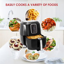 Load image into Gallery viewer, Maxi-Matic Personal Compact Space Saving Electric Hot Air Fryer Oil-Less Healthy Cooker, Timer &amp; Temperature Controls, PFOA/PTFE Free, 700-Watts with Recipes