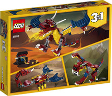 Load image into Gallery viewer, LEGO Creator 3in1 Fire Dragon 31102 Building Kit, Cool Buildable Toy for Kids, New 2020 (234 Pieces)