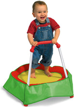 Load image into Gallery viewer, Diggin Hop Mini Toddler Trampoline with Handle. Baby Indoor Jumping Toy