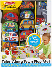 Load image into Gallery viewer, Melissa &amp; Doug Take-Along Town Play Mat