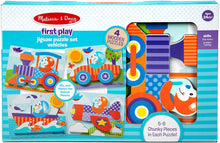 Load image into Gallery viewer, Melissa &amp; Doug Jigsaw Puzzle Set – Vehicles