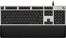 Load image into Gallery viewer, Logitech Keyboard - Backlit - USB - Key Switch: Romer-G Tactile - Silver