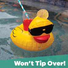 Load image into Gallery viewer, Game 5020 Derby Duck Inflatable Pool Float Cup Holders