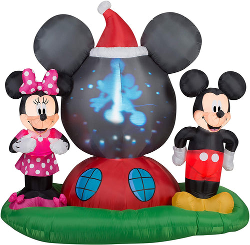 Gemmy Disney Mickey & Minnie Airblown Panoramic Projection Inflatable