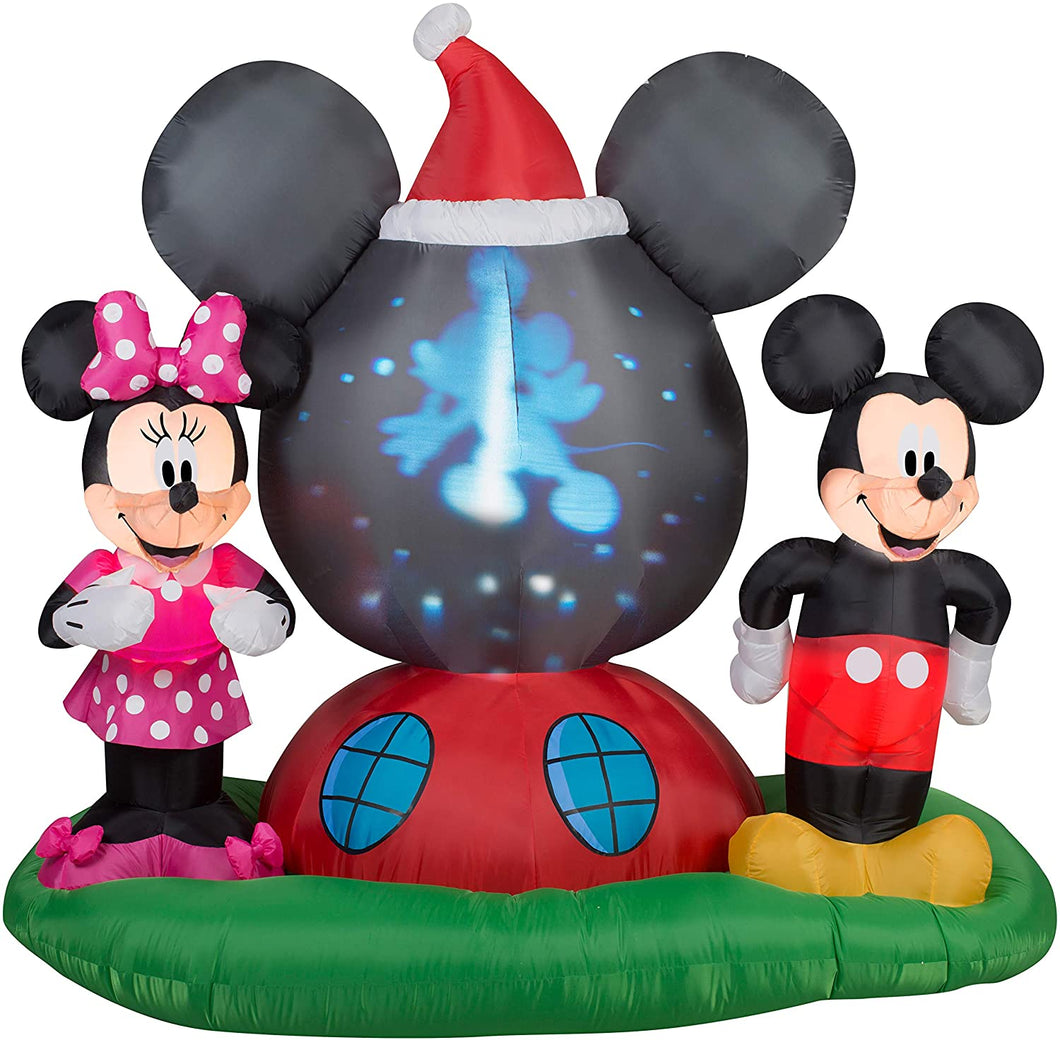 Gemmy Disney Mickey & Minnie Airblown Panoramic Projection Inflatable