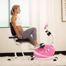 Load image into Gallery viewer, Sunny Health &amp; Fitness P8400 Sunny Health &amp; Fitness Magnetic Recumbent Bike Exe, Pink