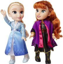 Load image into Gallery viewer, Disney Frozen 2 Princess Anna and Elsa Singing Sisters Interactive Feature Dolls Set| Includes Both Dolls| Approximately 14 Inches Tall| Ages 3 Years &amp; Up