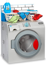 Load image into Gallery viewer, Little Tikes First Washer Dryer - Realistic Pretend Play Appliance for Kids, Interactive Toy Washing Machine with 11 Laundry Accessories, Unique Toy, Ages 2+