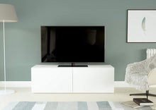 Load image into Gallery viewer, AVF B600BB-A Universal Table Top TV Stand/Base - Fixed Position - Fits Most TVs 46 to 65&quot; - Black