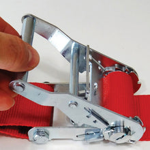 Load image into Gallery viewer, SNAPLOCS E-Strap 2"x8' Ratchet (USA!) with Hook &amp; Loop Storage Fastener