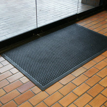Load image into Gallery viewer, Rubber-Cal 03-239-LI"DuraScraper Linear" Commercial Rubber Entrance Door Mat, 3/8" Thick x 36" x 60", Black
