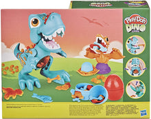 Load image into Gallery viewer, Play-Doh Dino Crew Crunchin' T-Rex Toy for Kids 3 Years and Up with Funny Dinosaur Sounds and 3 Eggs, 2.5 Ounces Each, Non-Toxic