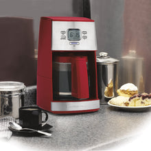 Load image into Gallery viewer, Hamilton Beach Ensemble 12-Cup Coffeemaker with Glass Carafe, Red