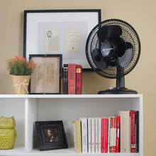 Load image into Gallery viewer, Comfort Zone CZ121 3-Speed 12-inch Oscillating Table Fan with Adjustable Tilt