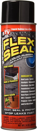 Flex Seal Spray Rubber Sealant Coating, 14-oz, Black