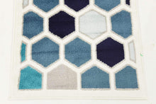 Load image into Gallery viewer, Unique Loom Metro Collection Area Rug, 2' x 6' 7, Ivory