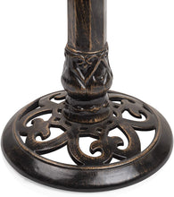 Load image into Gallery viewer, Alpine Corporation TEC294BZ Birdbath Bronze w/Bird Decoration, 26 Inch Tall
