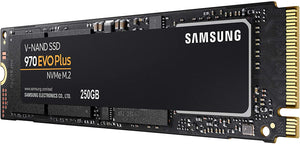 Samsung 970 EVO Plus SSD - M.2 NVMe Interface Internal Solid State Drive with V-NAND Technology (MZ-V7S250B/AM)