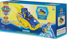 Load image into Gallery viewer, Paw Patrol, Mighty Pups Charged Up Chase Transforming Deluxe Vehicle with Lights and Sounds