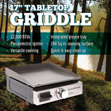 Load image into Gallery viewer, Blackstone Tabletop Grill for Outdoor Cooking While Camping, Tailgating or Picnicking