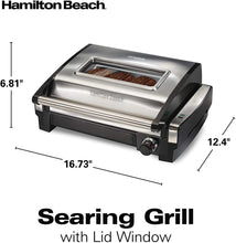 Load image into Gallery viewer, Hamilton Beach MultiGrill Indoor Grill, Griddle &amp; Bacon Cookeren