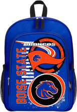 Load image into Gallery viewer, Officially Licensed NCAA Accelerator Backpack &amp; Lunch Kit Set, Multi Color, 16" x 9.5" x 12"