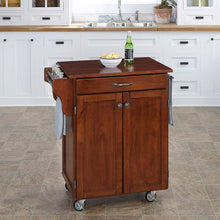 Load image into Gallery viewer, Home Styles Design Your Own Small Kitchen Cart - Natural Base with Wood Top