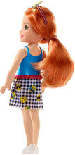 Load image into Gallery viewer, Barbie Club Chelsea Doll, 6-inch Redhead with Flower-Shaped Sunglasses, Multi