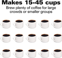 Load image into Gallery viewer, Hamilton Beach 45 Cup Fast Brew Coffee Urn and Hot Beverage Dispenser, Stainless Steel (40521)