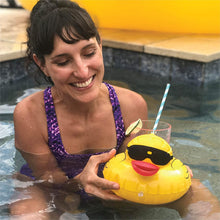 Load image into Gallery viewer, Game 5020 Derby Duck Inflatable Pool Float Cup Holders