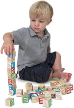 Load image into Gallery viewer, Melissa &amp; Doug Wooden ABC/123 Blocks