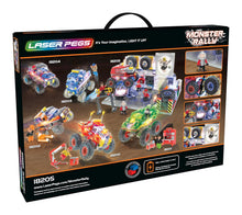 Load image into Gallery viewer, Laser Pegs 18205 Rally Garage, Building Blocks Playset, Monster Rally Series