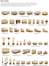 Load image into Gallery viewer, Classic Accessories Veranda Water-Resistant 86 Inch Center Island BBQ Grill Head Cover