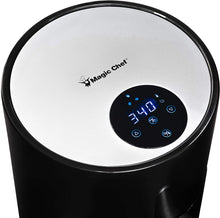 Load image into Gallery viewer, Magic Chef Airfryer 1.6 Quart Compact Snack Sized Oilless Fryer - Manual &amp; Digital Control - Dishwasher Safe Basket with Recipe Book Included - Black
