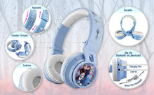 Load image into Gallery viewer, eKids Frozen Bluetooth Headphones Disney Movie Wireless Kid Anna &amp; Elsa Graphics