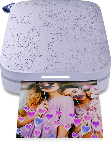 HP - Sprocket 2nd Edition Instant Photo Printer - Lilac (1AS91A)