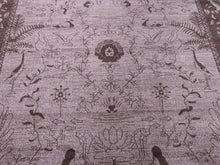 Load image into Gallery viewer, Unique Loom La Jolla Collection Tone-on-Tone Traditional Purple Area Rug (7' 0 x 10' 0)