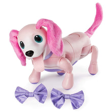 Load image into Gallery viewer, Zoomer Playful Pup Interactive Pink Robotic Dog